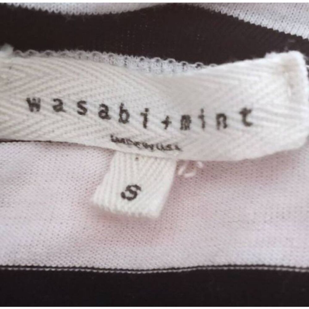 WASABI + MINT GRAY, BLACK, & WHITE STRIPE DRESS SZ.S GUC. - Picture 6 of 6